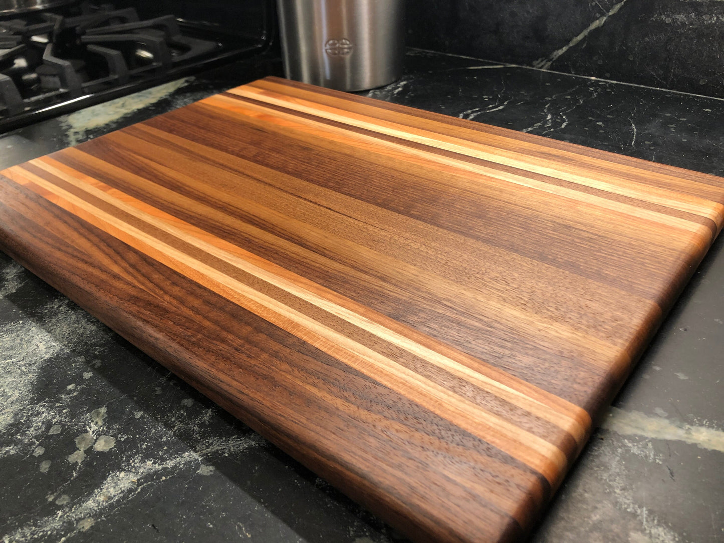 Walnut Cutting Board (Heritage) for Rustic Kitchen, Wooden Charcuterie w/ Custom Engraving available