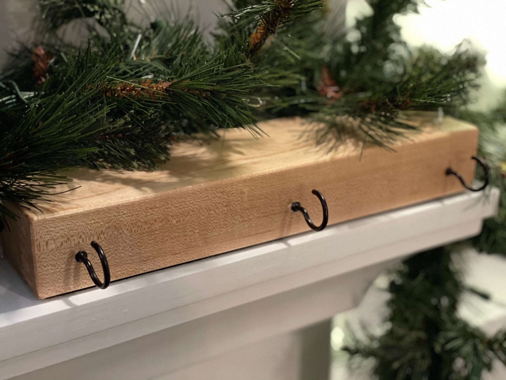 Maple Stocking Holders