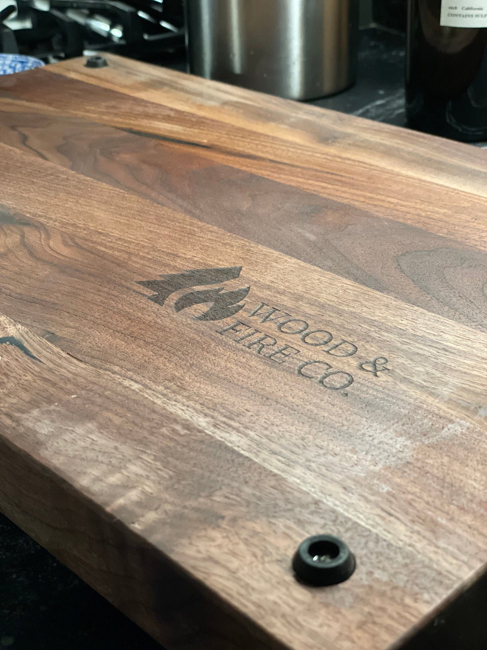 Solid Walnut Cutting Board with Personalized Engraving