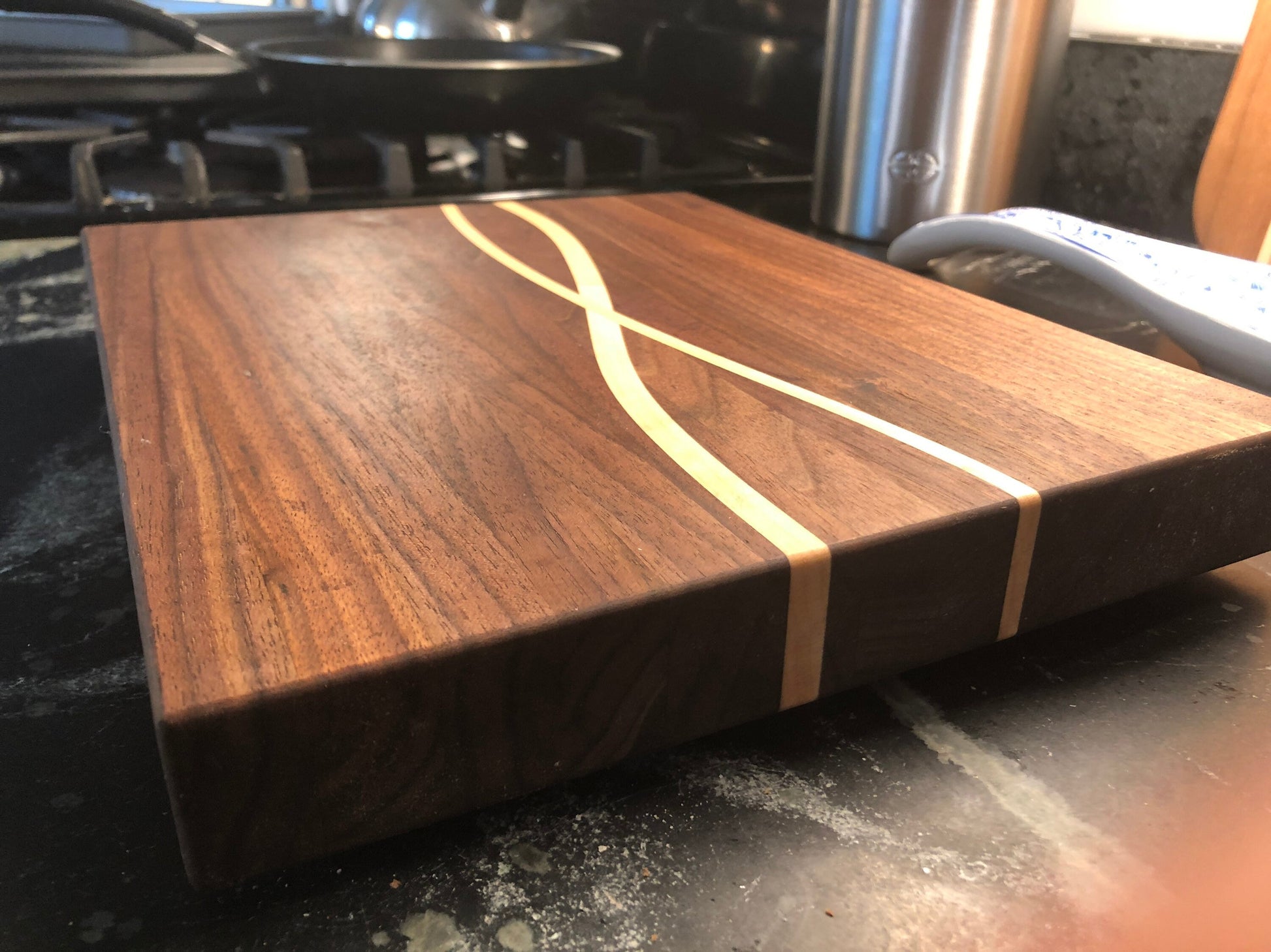 Curved Inlay Cutting Board
