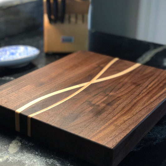 Curved Inlay Cutting Board
