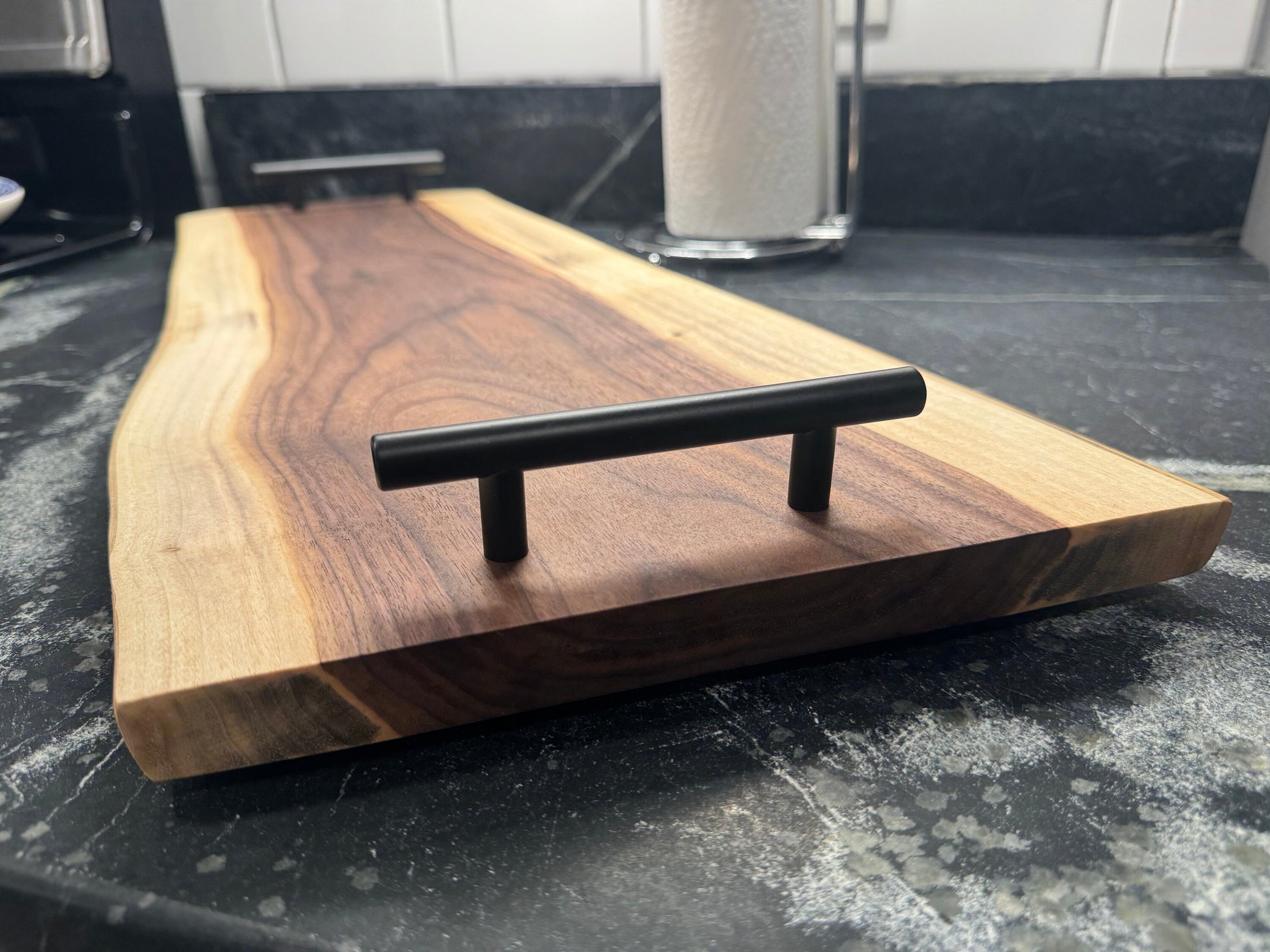 Live Edge Walnut Serving Tray