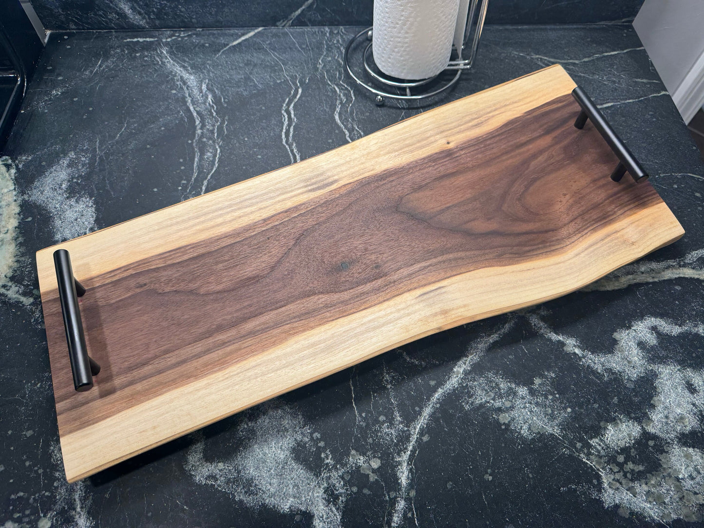 Live Edge Walnut Serving Tray