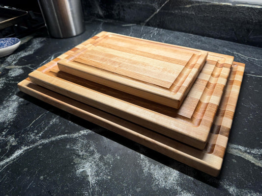 Maple Heirloom Board - Set of 3 Premium Maple Cutting Boards