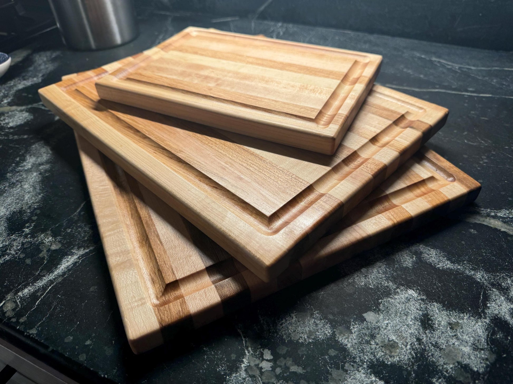Maple Heirloom Board - Set of 3 Premium Maple Cutting Boards