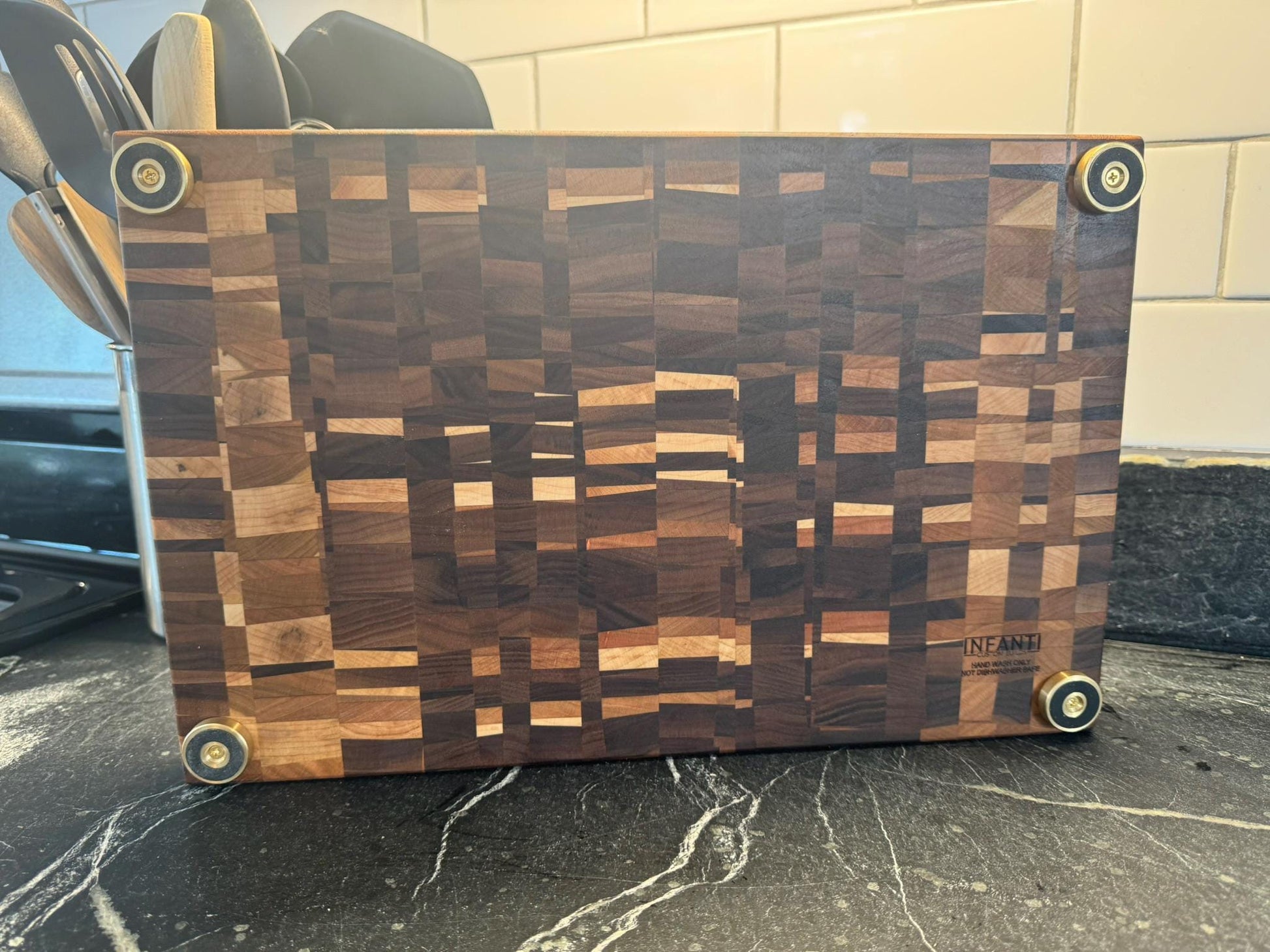 Chaos End Grain Cutting Board (Slim Large)