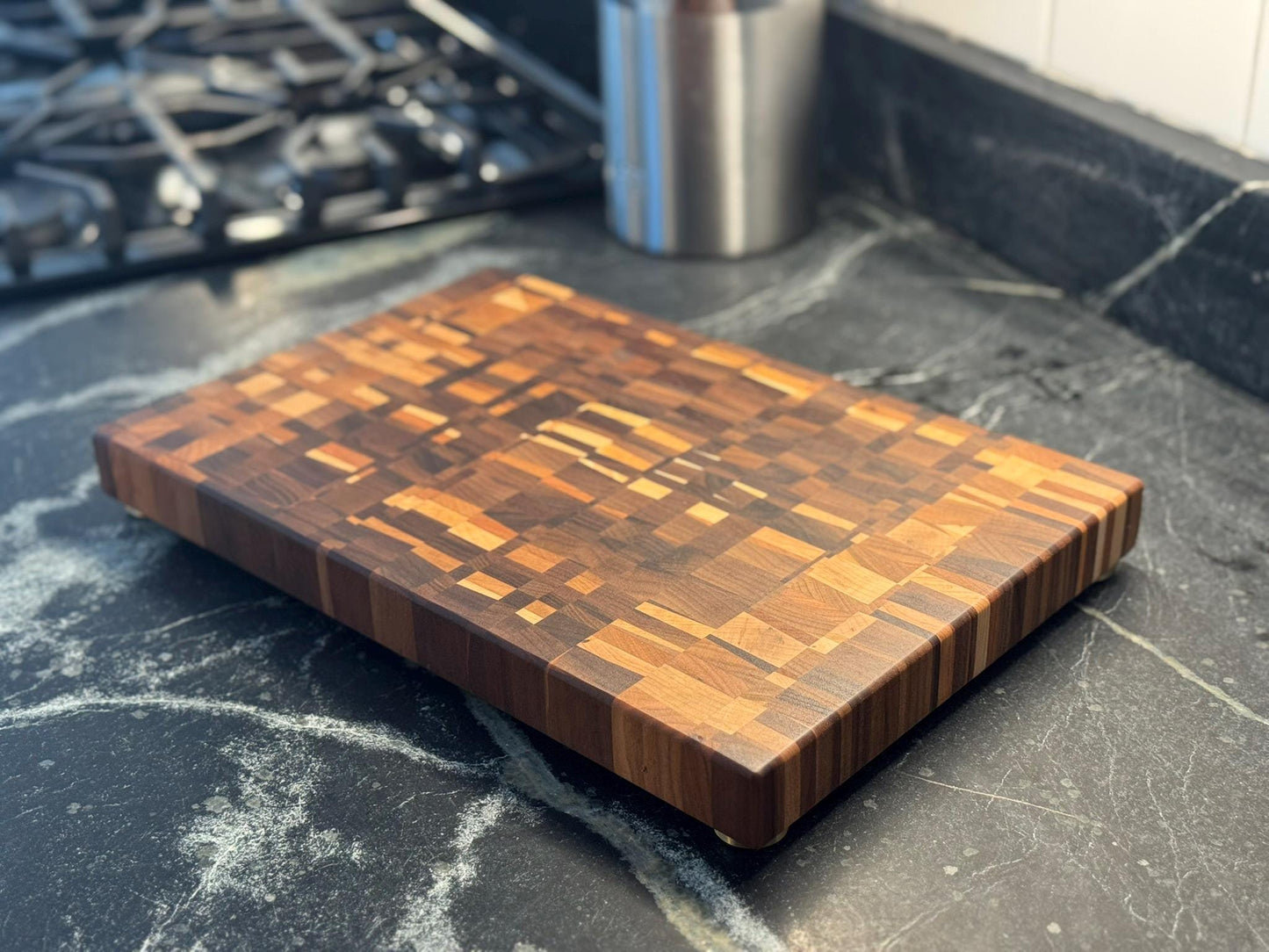 Chaos End Grain Cutting Board (Slim Large)