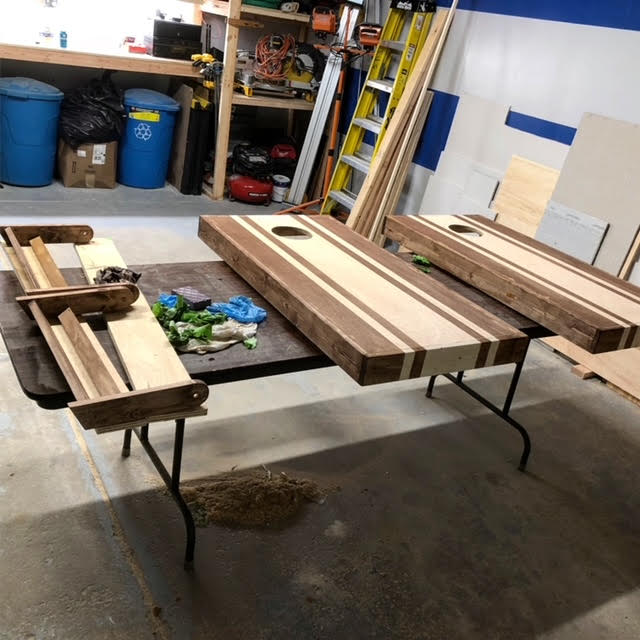 Custom Cornhole Set - Broad Shoulders Woodworks