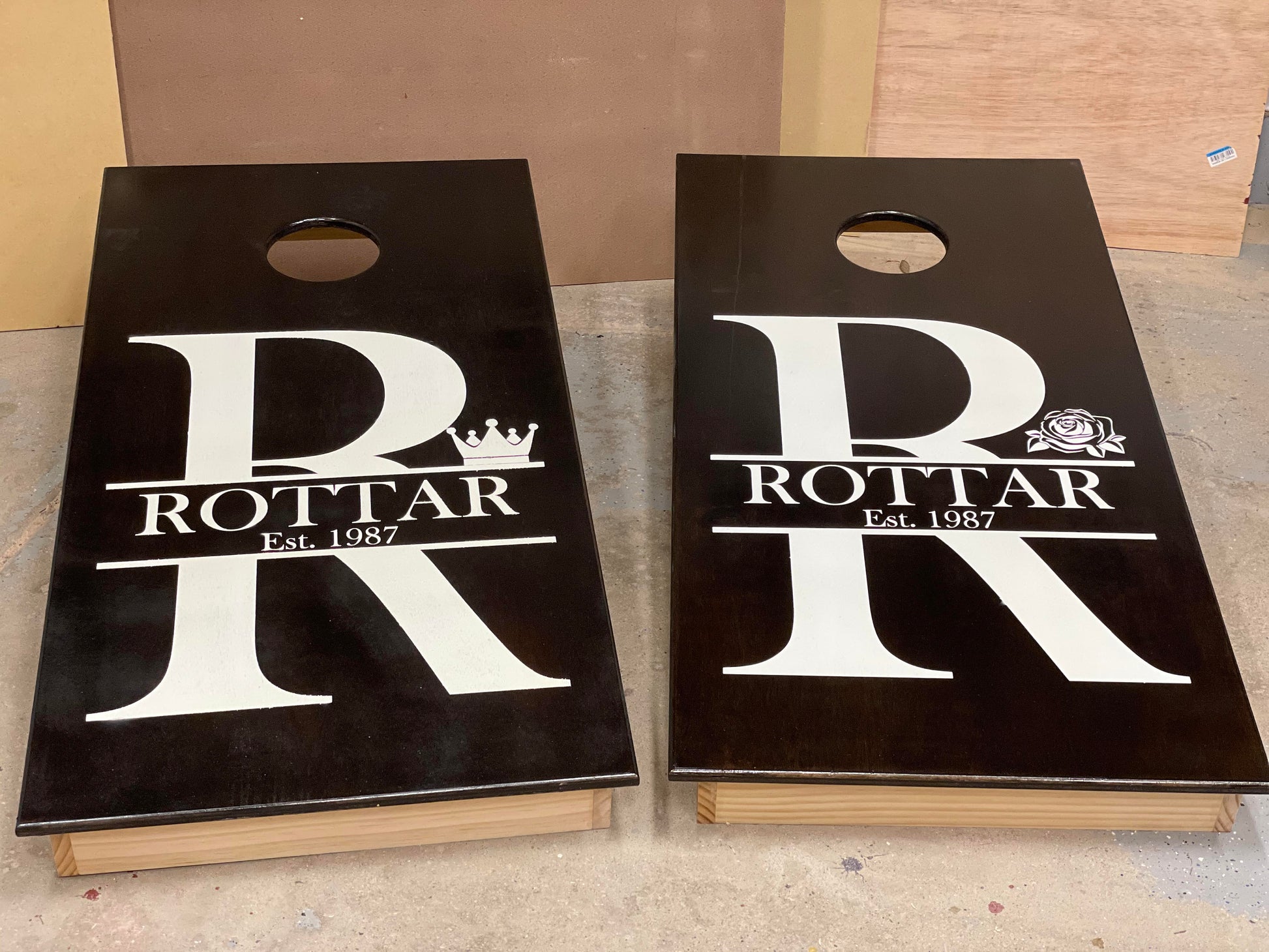 Custom Cornhole Set - Broad Shoulders Woodworks