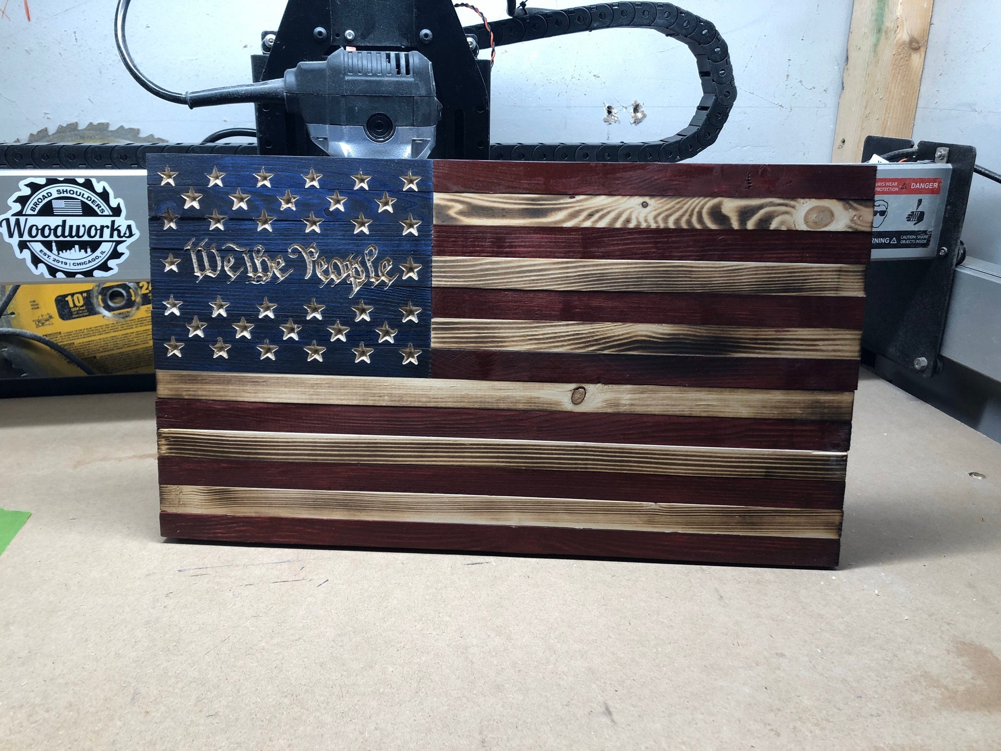 We The People - American Flag (17.5” x 9”) Small