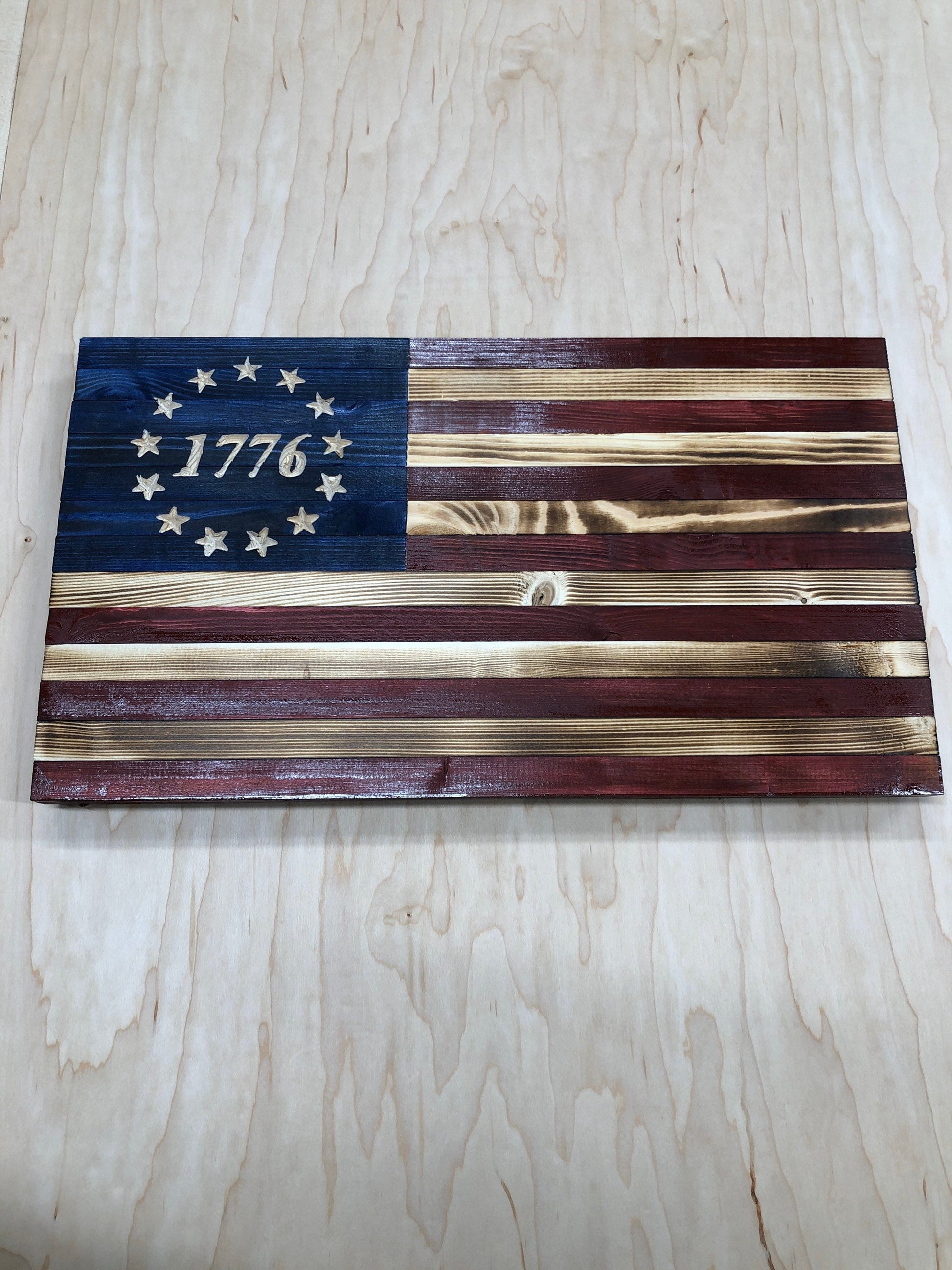 1776 - American Flag (17.5” x 9”) Small