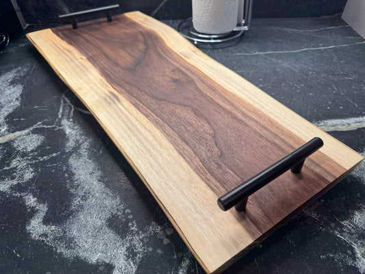 Live Edge Walnut Serving Tray
