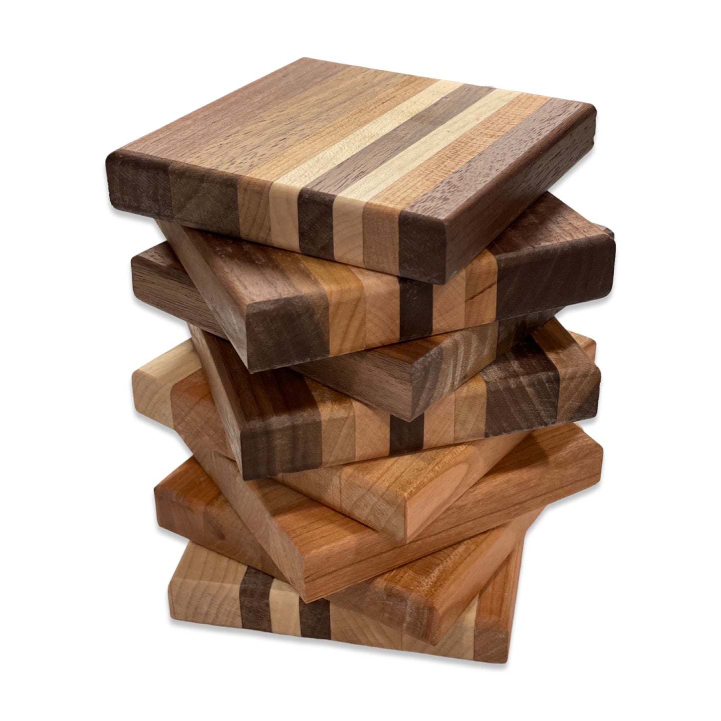 Hardwood Coaster Set - Broad Shoulders Woodworks