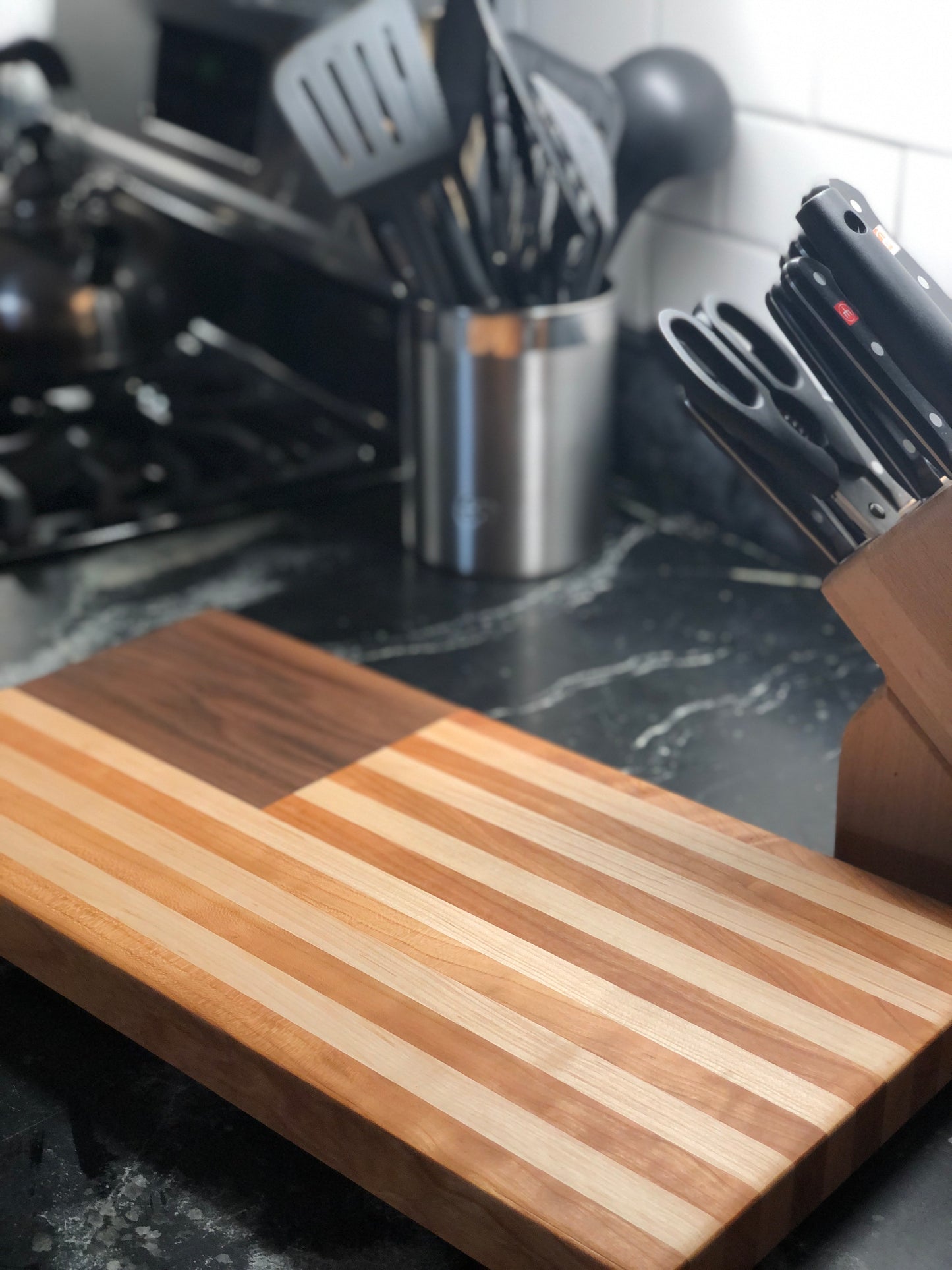 American Flag Cutting Board - Broad Shoulders Woodworks