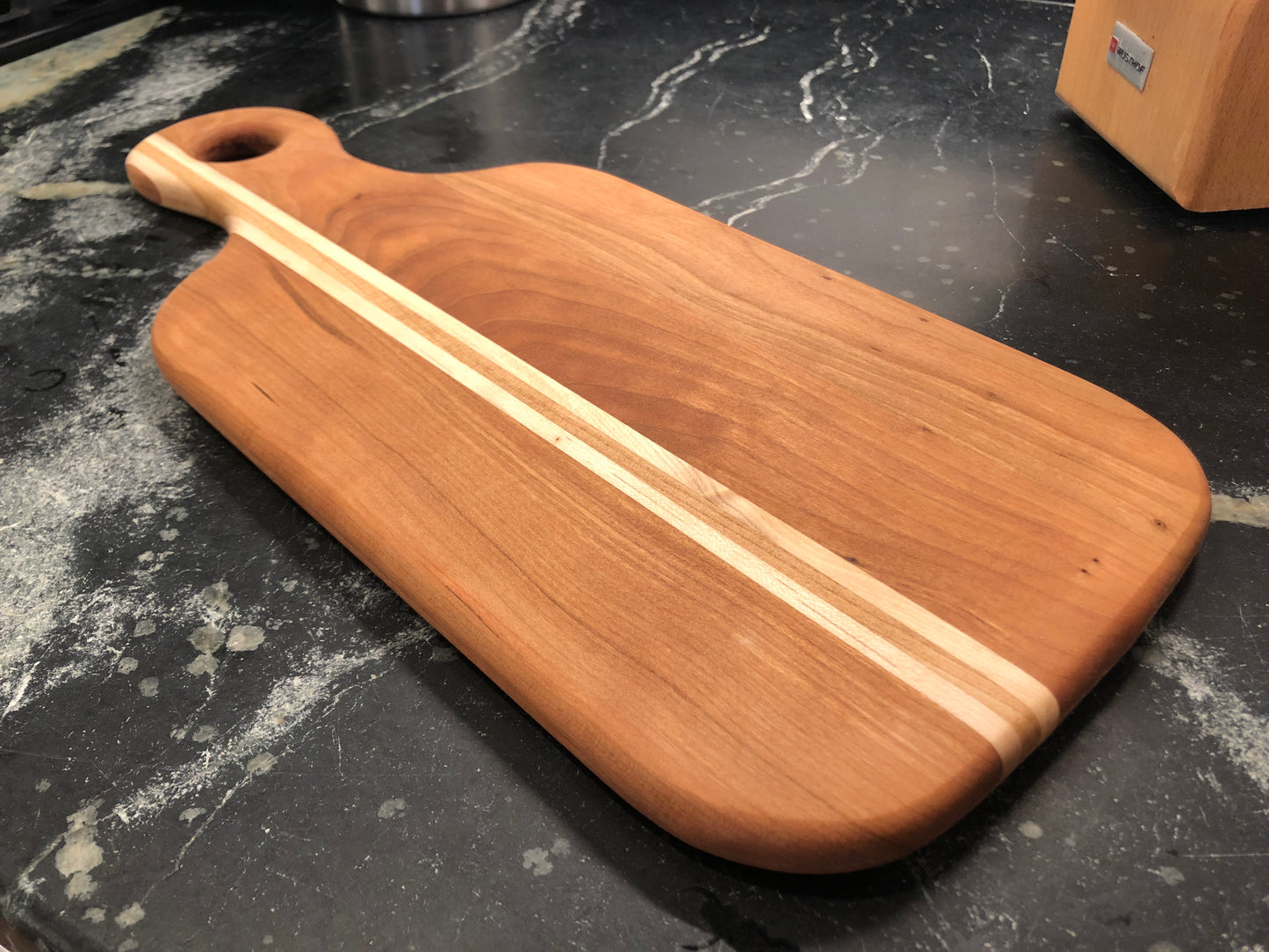 Cherry Hardwood Charcuterie Board - Broad Shoulders Woodworks