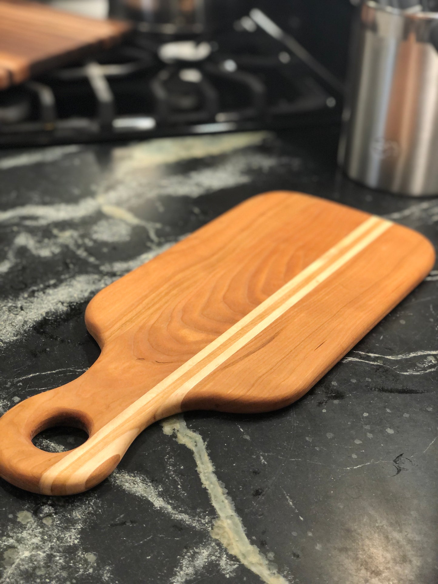 Cherry Hardwood Charcuterie Board - Broad Shoulders Woodworks