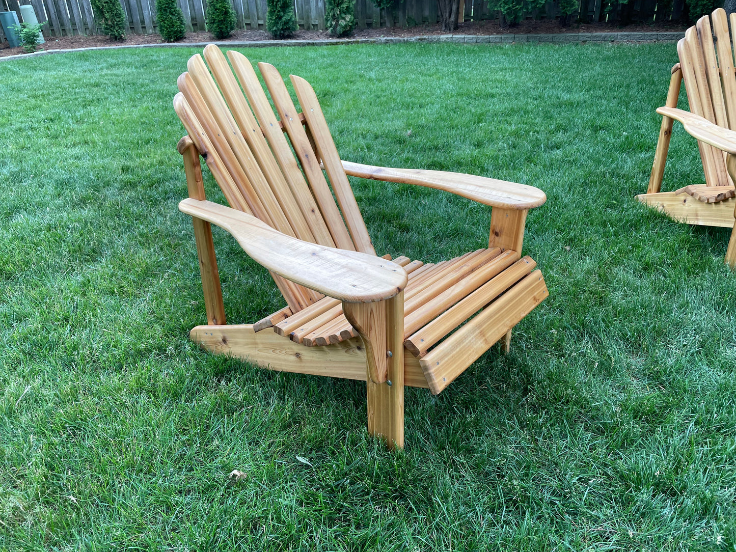 Cedar Adirondack Chair - Broad Shoulders Woodworks