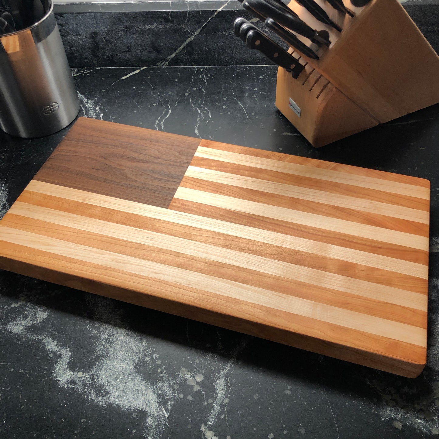 American Flag Cutting Board - Broad Shoulders Woodworks