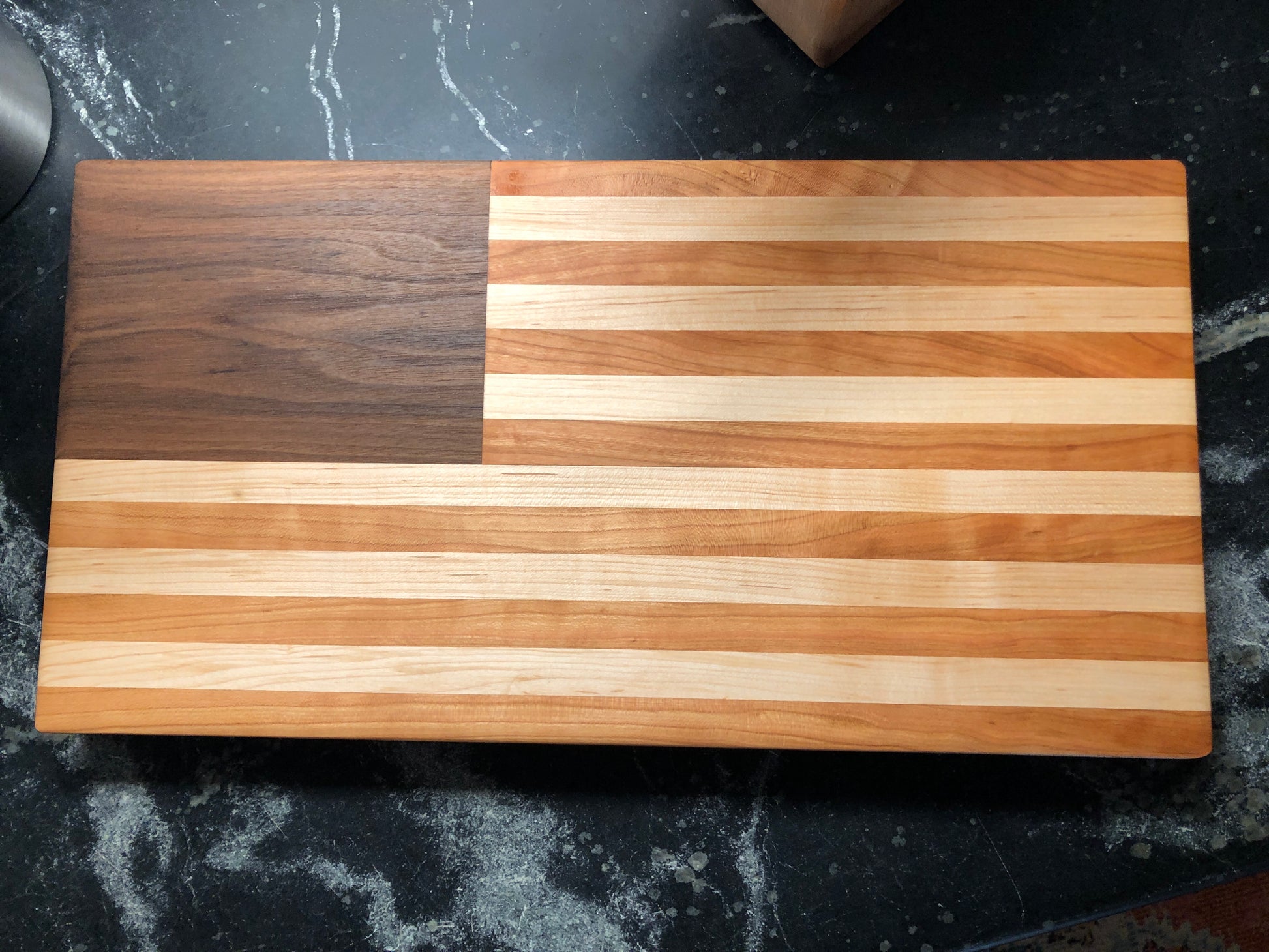 American Flag Cutting Board - Broad Shoulders Woodworks