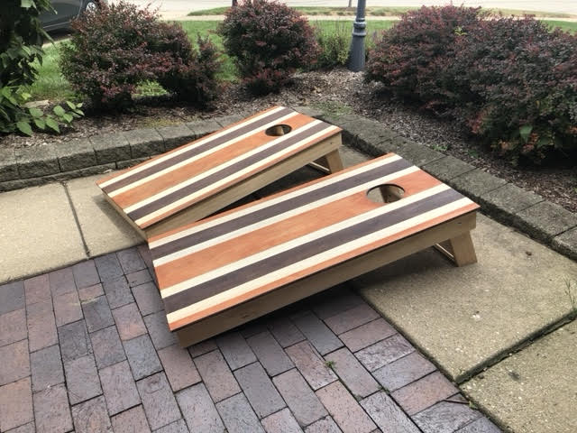 Custom Cornhole Set - Broad Shoulders Woodworks