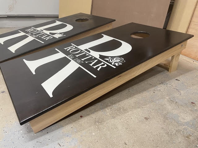 Custom Cornhole Set - Broad Shoulders Woodworks